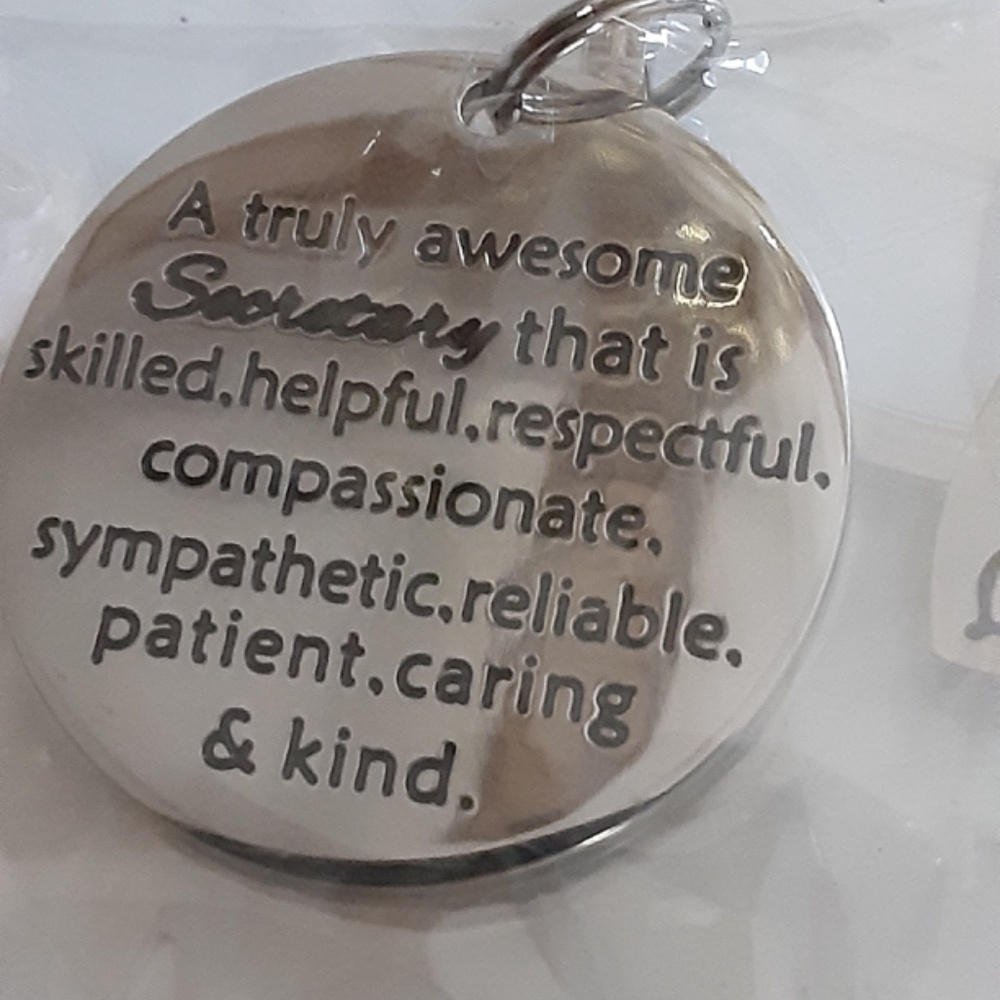 Secretary Keychain & Charms